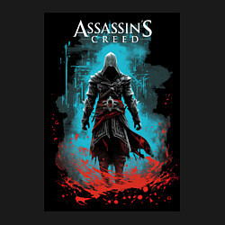 Свитшот хлопковый мужской Assassins creed тайное проклятье, цвет: черный — фото 2