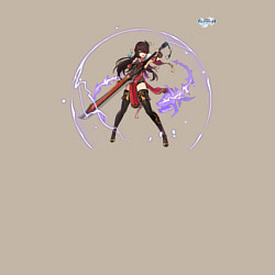 Свитшот хлопковый мужской Бэй Доу из Геншин Импакт, цвет: миндальный — фото 2