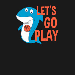 Свитшот хлопковый мужской Давай играть в баскетбол, цвет: черный — фото 2