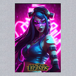 Свитшот хлопковый мужской League Of Legends Akali Kda, цвет: меланж — фото 2