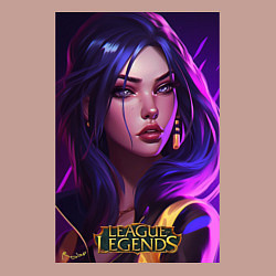 Свитшот хлопковый мужской League of Legends Kaisa Kda, цвет: пыльно-розовый — фото 2