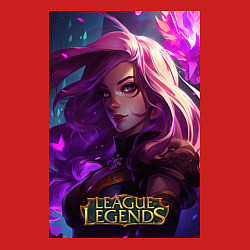 Свитшот хлопковый мужской League of Legends Kaisa Kda, цвет: красный — фото 2