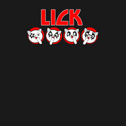 Свитшот хлопковый мужской Kiss lick, цвет: черный — фото 2