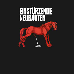 Свитшот хлопковый мужской Einstrzende Neubauten - Horse, цвет: черный — фото 2