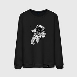 Мужской свитшот Alone astronaut