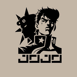 Свитшот хлопковый мужской JoJo Bizarre Adventure - ai art, цвет: миндальный — фото 2