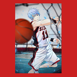 Свитшот хлопковый мужской Баскетбол Тэцуя Куроко, цвет: красный — фото 2