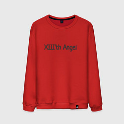 Свитшот хлопковый мужской XIIIth angel, цвет: красный