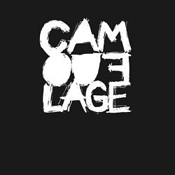 Свитшот хлопковый мужской Camouflage - A synthpop band from germany, цвет: черный — фото 2