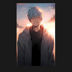 Свитшот хлопковый мужской Тэцуя Куроко, цвет: черный — фото 2