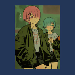 Свитшот хлопковый мужской Рам Рем, цвет: тёмно-синий — фото 2