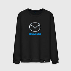 Свитшот хлопковый мужской Mazda sport brend, цвет: черный