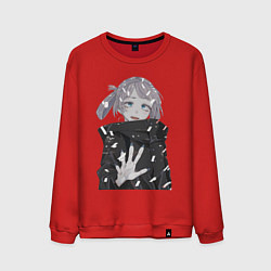 Свитшот хлопковый мужской Надзуна Нанакуса, цвет: красный
