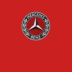 Свитшот хлопковый мужской Mercedes benz sport logo, цвет: красный — фото 2