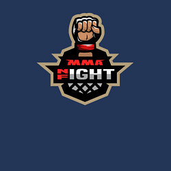 Свитшот хлопковый мужской MMA fight night, цвет: тёмно-синий — фото 2