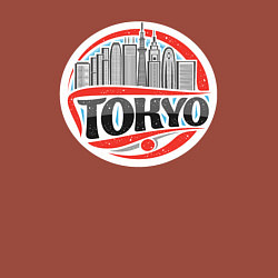 Свитшот хлопковый мужской Tokyo city, цвет: кирпичный — фото 2