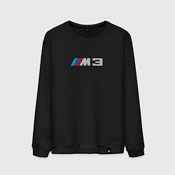 Свитшот хлопковый мужской Amg logo, цвет: черный