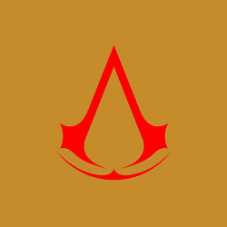 Свитшот хлопковый мужской Red logo of assassins, цвет: горчичный — фото 2