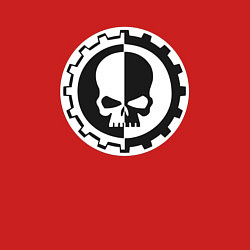 Свитшот хлопковый мужской Вархаммер Механикус, цвет: красный — фото 2