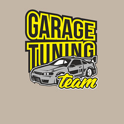 Свитшот хлопковый мужской Garage tuning team, цвет: миндальный — фото 2