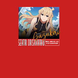 Свитшот хлопковый мужской Боевой отряд Полный провал Юмэко Судзукири, цвет: красный — фото 2