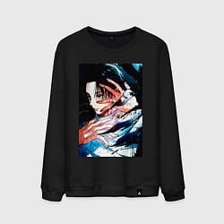 Свитшот хлопковый мужской Магическая битва Юта Оккоцу маг, цвет: черный