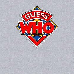 Свитшот хлопковый мужской Guess who, цвет: меланж — фото 2