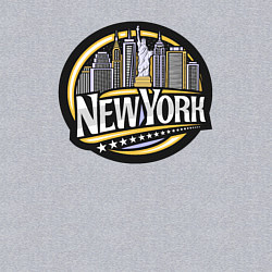 Свитшот хлопковый мужской USA New York, цвет: меланж — фото 2