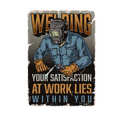 Свитшот хлопковый мужской Welding profession, цвет: белый — фото 2