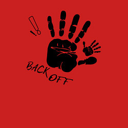 Свитшот хлопковый мужской Раскрытая ладонь - backoff, цвет: красный — фото 2