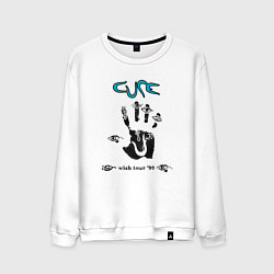 Свитшот хлопковый мужской The Cure - Wish tour, цвет: белый