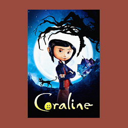 Свитшот хлопковый мужской Coraline Jones and cat, цвет: кирпичный — фото 2