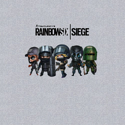 Свитшот хлопковый мужской Tom Clancys Rainbow Six Siege, цвет: меланж — фото 2