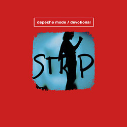 Свитшот хлопковый мужской Depeche Mode - Devotional stripped, цвет: красный — фото 2