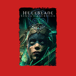 Свитшот хлопковый мужской Senua - Game Hellblade, цвет: красный — фото 2