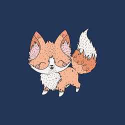 Свитшот хлопковый мужской Лисичка Фокс, цвет: тёмно-синий — фото 2