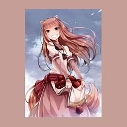 Свитшот хлопковый мужской Волчица и пряности арт Холо, цвет: пыльно-розовый — фото 2