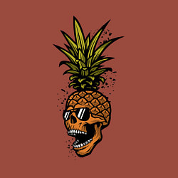 Свитшот хлопковый мужской Ананасовая голова, цвет: кирпичный — фото 2