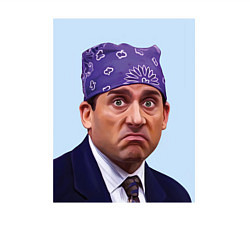 Свитшот хлопковый мужской Michael Scott - Prison mike the office meme, цвет: белый — фото 2