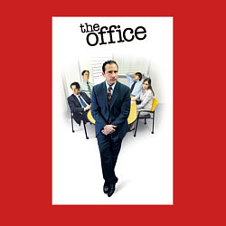 Свитшот хлопковый мужской The office characters, цвет: красный — фото 2