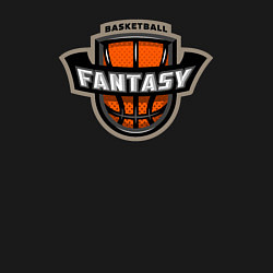 Свитшот хлопковый мужской Basketball fantasy, цвет: черный — фото 2