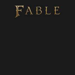 Свитшот хлопковый мужской Fable logo, цвет: черный — фото 2