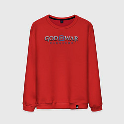 Свитшот хлопковый мужской God of war ragnarok logo, цвет: красный