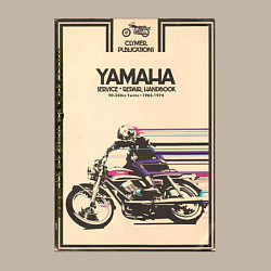 Свитшот хлопковый мужской Мотоцикл Yamaha, цвет: миндальный — фото 2