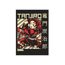 Свитшот хлопковый мужской Тандзиро Tanjiro Клинок рассекающий демонов, цвет: белый — фото 2