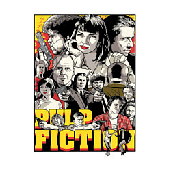 Свитшот хлопковый мужской Pulp fiction - all stars, цвет: белый — фото 2