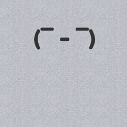 Свитшот хлопковый мужской Каомодзи щурится, цвет: меланж — фото 2