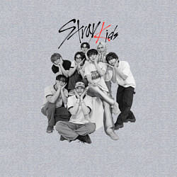 Свитшот хлопковый мужской Stray Kids 6th Anniversary, цвет: меланж — фото 2