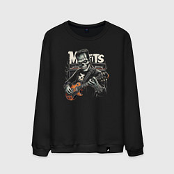 Свитшот хлопковый мужской Misfits rock band, цвет: черный