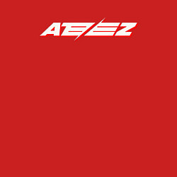 Свитшот хлопковый мужской Ateez logo, цвет: красный — фото 2